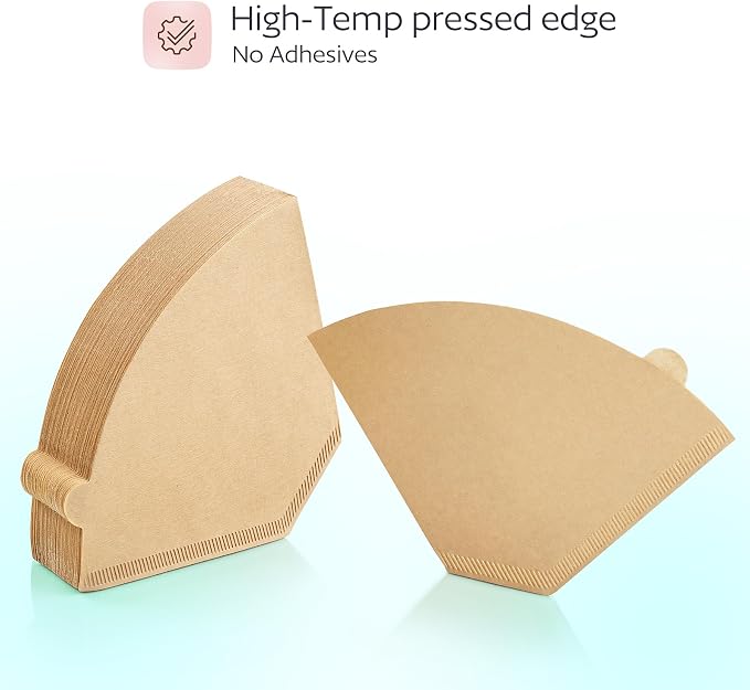 100 Count #4 Unbleached Paper Coffee Filters