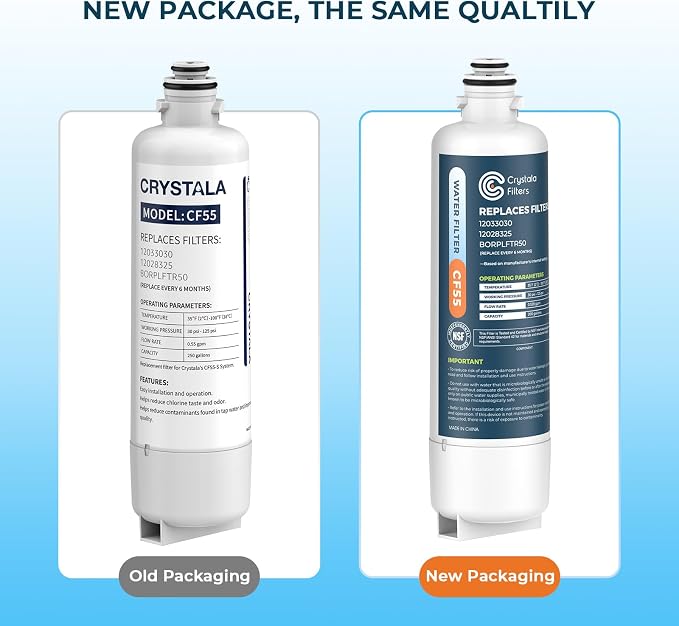 Crystala Filters BORPLFTR50 Replacement