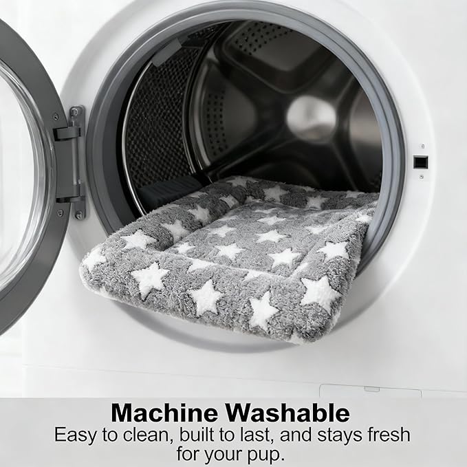 Dog Bed Mat - Soft Crate Pad for Kennel, Durable Pet Bed for Small Dogs & Cats - Comfort Support for Pet Crate, Cage, House
