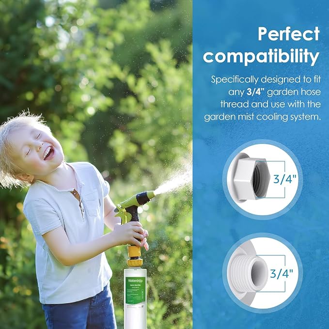 Waterdrop Garden Hose Water Filter, Improve Plants Health. Ideal