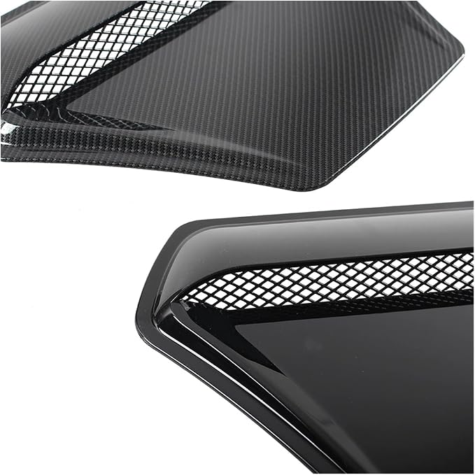 Car Hood Engine Air Outlet Vent Cover Trim Air Flow Intake Cover Trim Compatible
