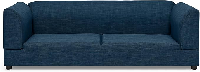 Oversized Dog Sofa Couch for Medium & Large Dogs, Modern Pet Couch Bed with Backrest & Armrests, Supportive Foam Cushion, Linen Fabric Dog Couch