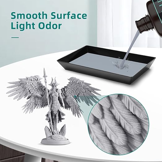 SUNLU 3D Printer Resin, 1kg Fast Curing Standard 3D Resin