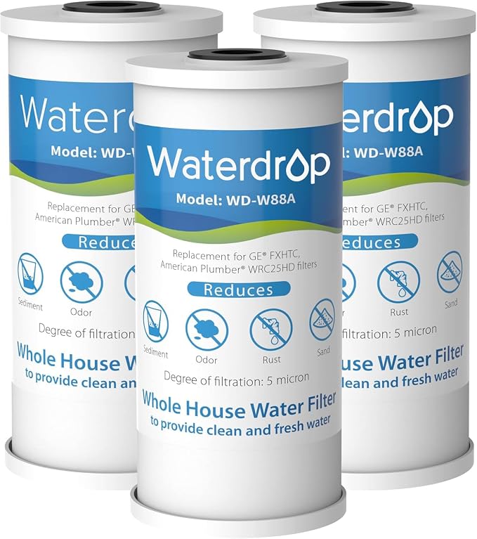 Waterdrop FXHTC Whole House Carbon Water Filter, Replacement