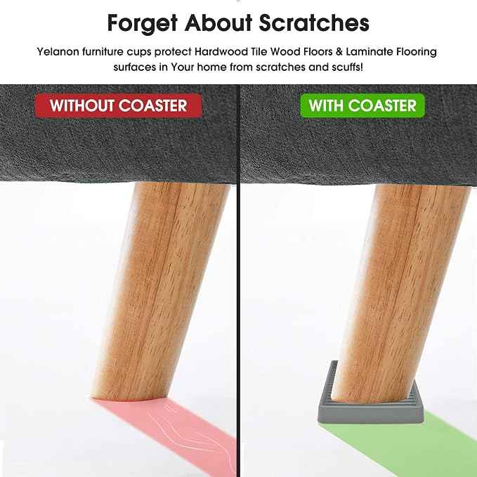 Furniture Coasters, Anti Slide Floor Protector