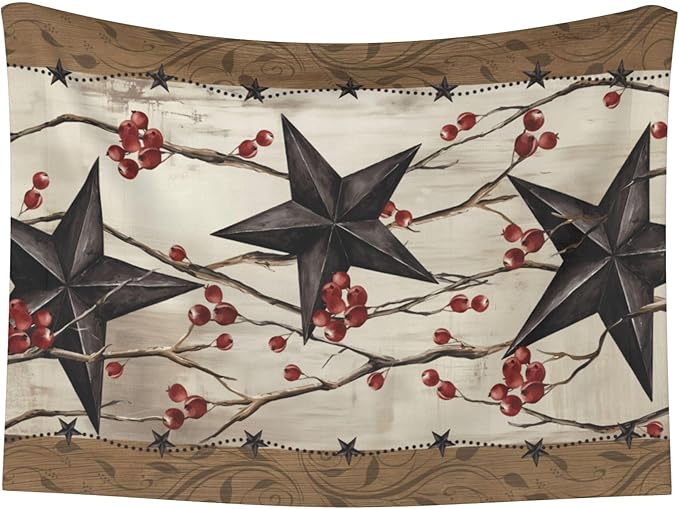 Southwest Blanket for Pet - Vintage Western Throw Blanket 40x30 Star Couch Blankets for Puppy Dogs Cats