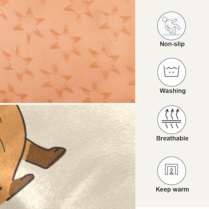 Pet Bed Cute Capybara Dog Bed Mat Absorbing Non Slip Pad Pet Sleeping Mat for Small, Medium, and Large Dogs Puppy Cat 36 in x 24 in