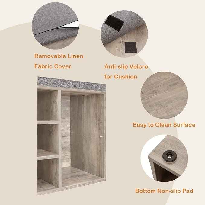 DINZI LVJ Shoe Storage Bench