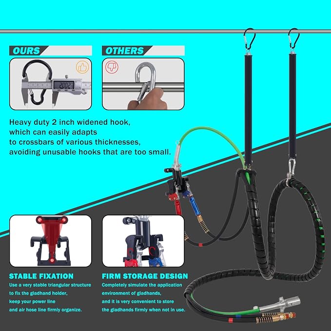 CheeMuii 15 FT Semi Truck Air Line Kit