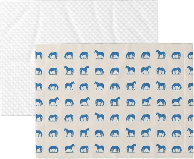 Pet Blanket for Travel and Home, Abstract Horse, Reversible Plush Dot Design with Soft Grip Texture on One Side Perfect for Car Seats Moving Vehicles