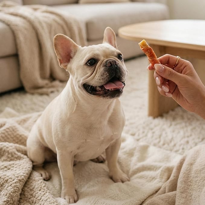 Dog Treats, Chicken Wrapped Sweet Potato, Soft Rawhide-Free Chews for Puppies & Small Dogs, 14 oz