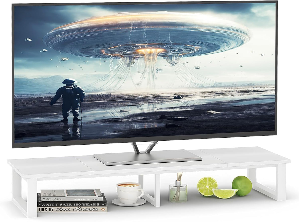 aboxoo 45" TV Riser for 32-60 inch TV, TV Shelf with Steel Legs