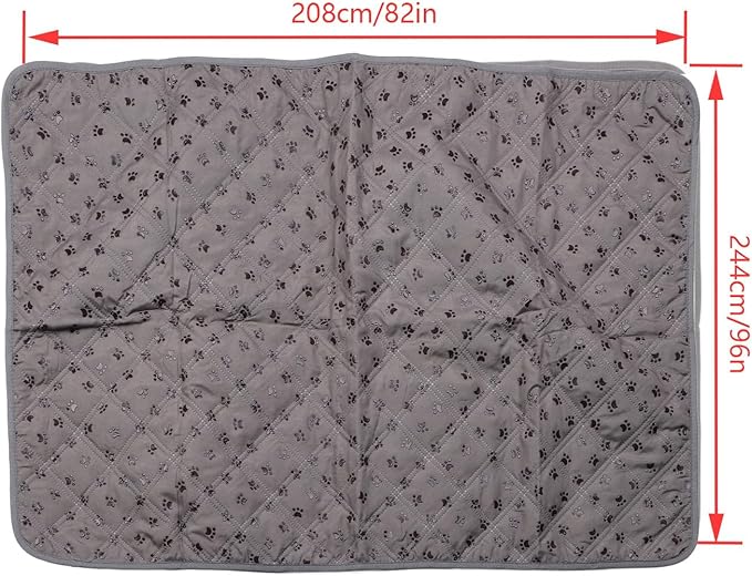 W aterproof Dog Blanket, Soft Dog Bed Cover Pet Blankets,Pet Furniture Cover,Washable Dog Sofa Cushion,for Bed Couch, (L:96 * 82in(244 * 208cm))