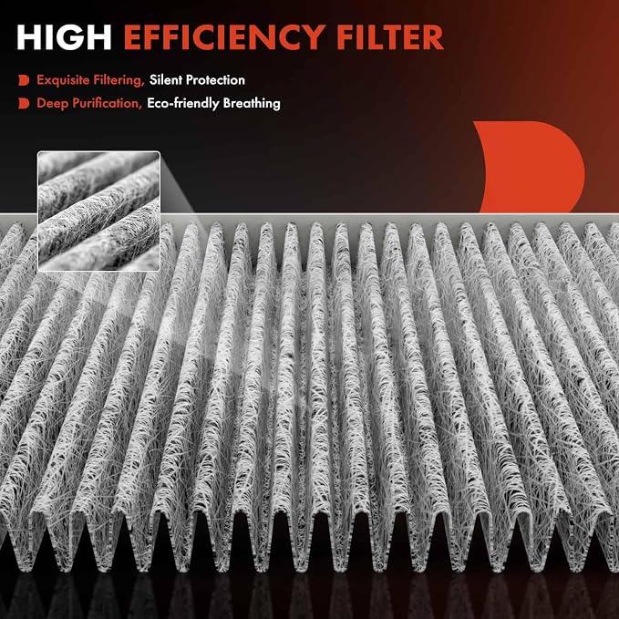 A-Premium 2-PC Cabin Air Filter w/Activated Carbon Compatible