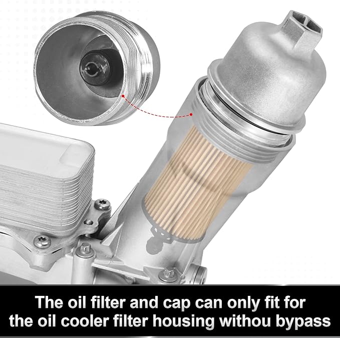 Upgrade Aluminum Engine Oil Filter Housing Cap