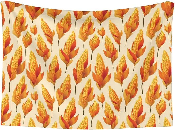 Waterproof Dog Blanket Soft Pet Blanket for Puppy Cat, Fleece Cat Throw Blankets for Furniture Bed Couch Sofa Reversible - Corn Kernels 2