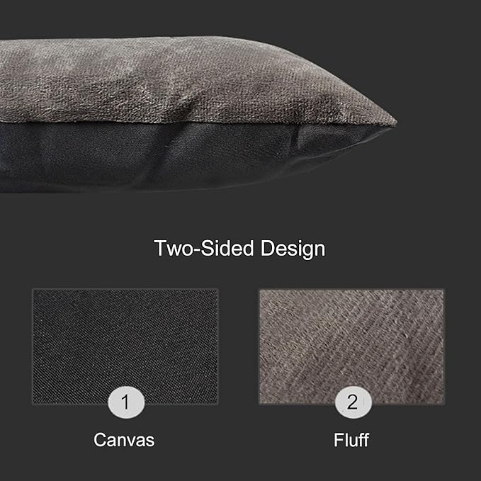Dog Beds for Small Medium Dogs & Cats, Waterproof Dog Sofa with Removable Cover, Sleeping Warming Dog Bed & Furniture, Soft and Comfy Dog Couch Bed with Non-Slip Bottom (36.6"X28.3"X6.3",Blue)