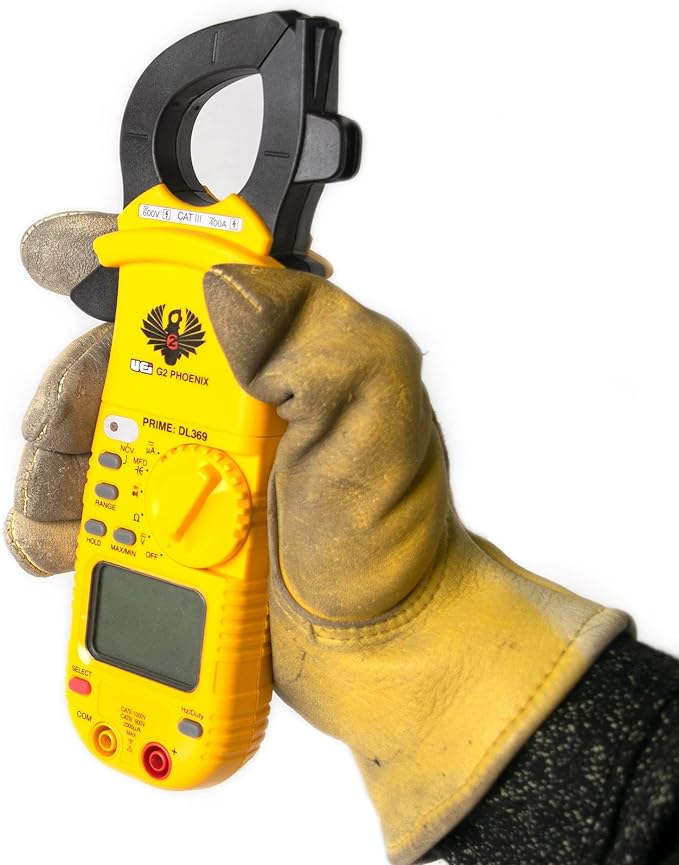 UEi DL369 Digital Clamp Meter HVAC Auto-Ranging 4000 Counts Volt Meter AC Amp