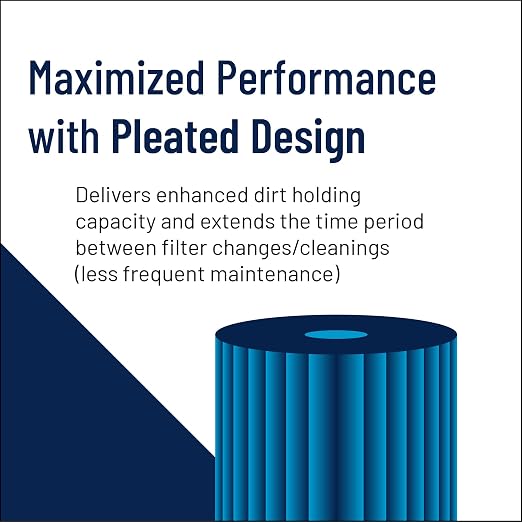 Pentair Pentek R50-BB Big Blue Sediment Water Filter, Whole House Pleated