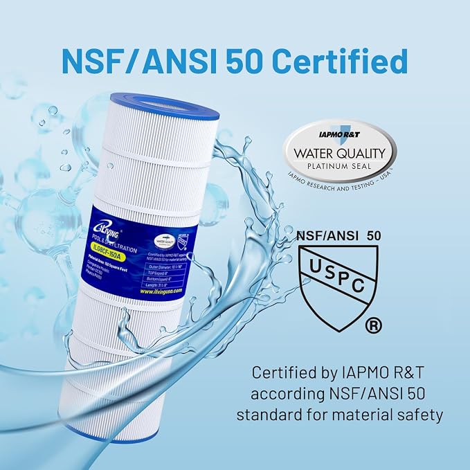 iLiving ILG8CF150A Premium Pool & Spa Filter Cartridge