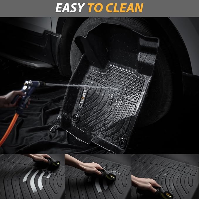 AIPOIL® Floor Mats & Cargo Liner Set for 2020-2025 2026 Mazda CX30 All Weather Protection Easy to Clean Full Set Automobile mats Accessories, Black