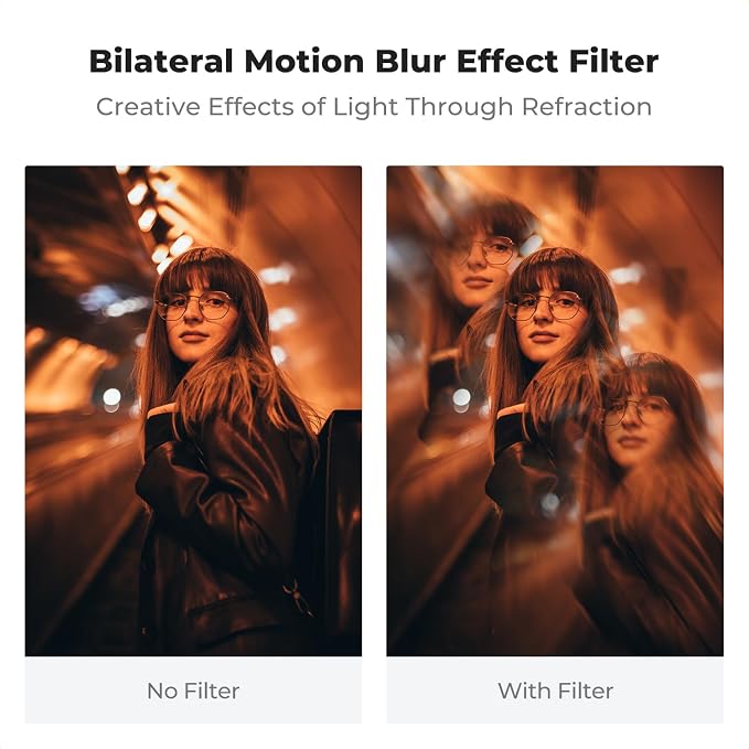K&F CONCEPT 67mm Bilateral Blur Ghost Motion Filter Super Speed Effects