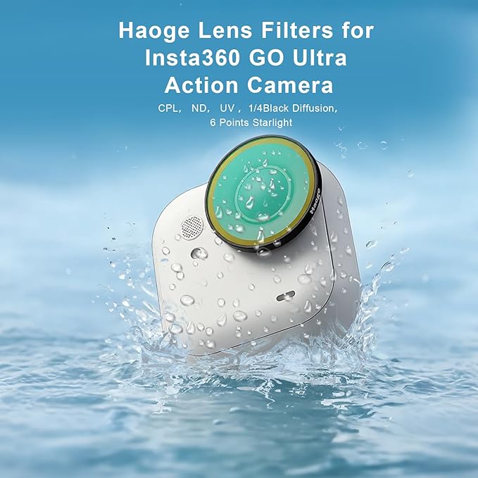 Haoge CPL Filters for Insta360 GO Ultra, CPL Polarizer Filter for Go Ultra