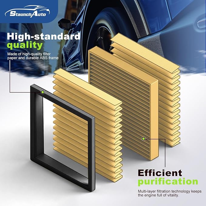 Engine&Cabin Air Filter for Silverado&Sierra 1500/2500 HD/3500 HD,