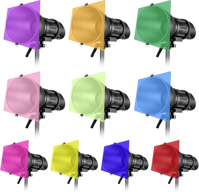Sakolla 12 x 12 Inches Lighting Gel Filter