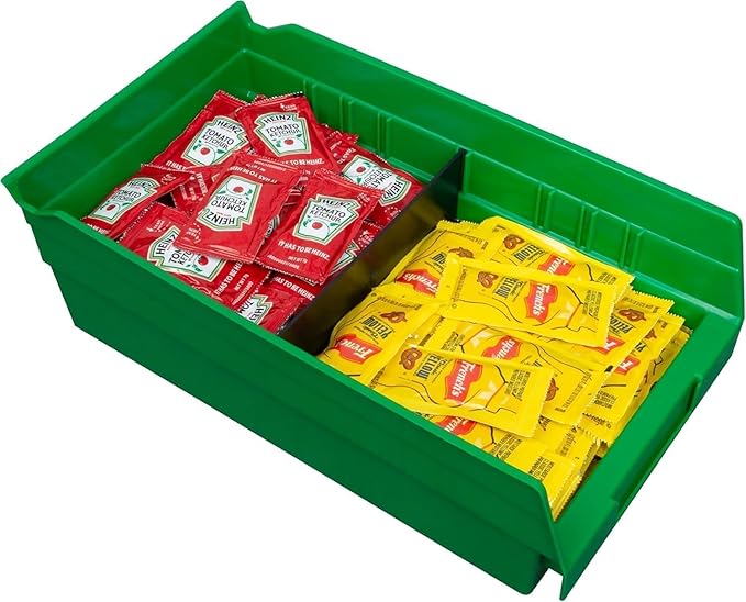 Akro-Mils 30130 Plastic Shelf Bins, Heavy Duty Storage Bins