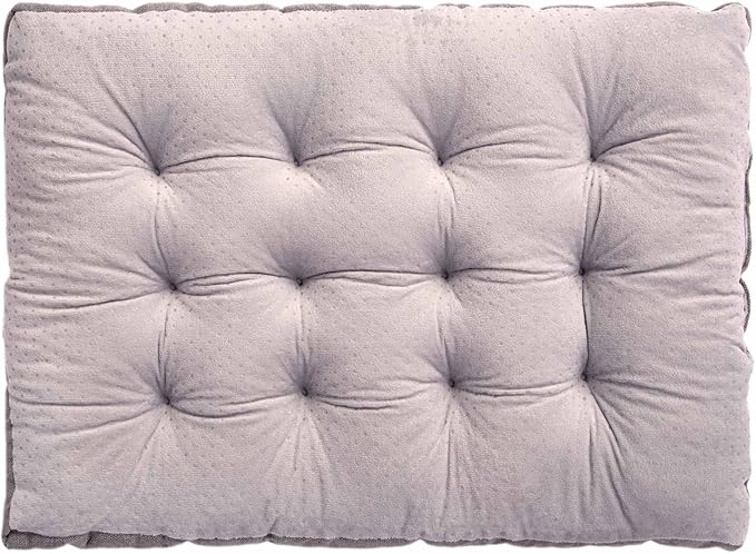 Dog Bed for Small Medium Dogs and Cats, Large Washable Pet Beds for Crate (36L x 23W in, Grey)