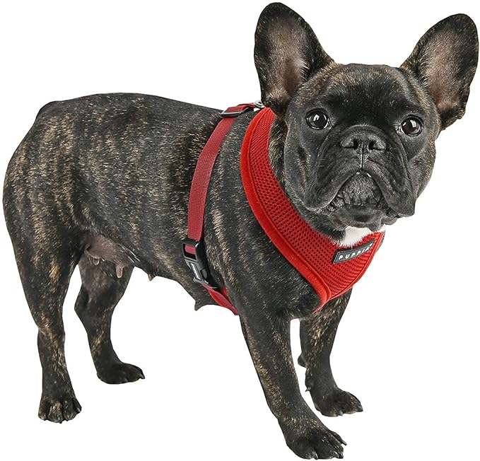 Puppia Soft Dog Harness, Wine, X-Large (PDCF-AC30-WN-XL)