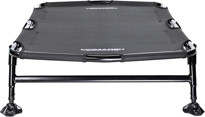 Momarsh Home Cot Breeze Elevated Pet Bed | Non Slip Feet with Breathable Mesh | Portable Dog Cot | Hot Spot Reducing | All in One Large Dog Bed for Indoor and Outdoor Use