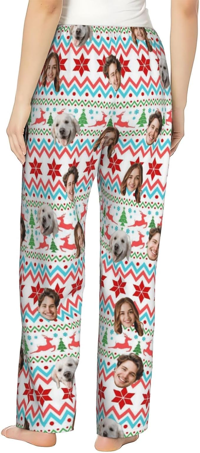 Personalized Pajama Pants For Men Women Custom Pajama Pants With Face Custom Face Pajamas Funny Customized Gifts