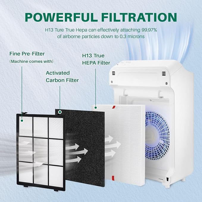 10 Pack C545 Replacement HEPA Filter Compatible
