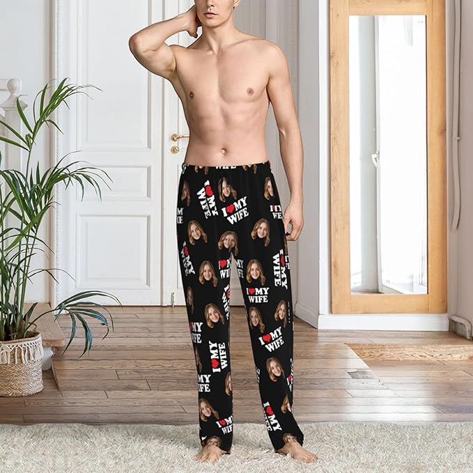 Personalized Pajama Pants For Men Women Custom Pajama Pants With Face Custom Face Pajamas Funny Customized Gifts