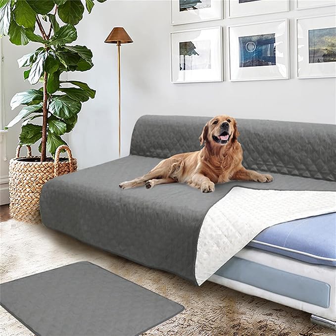 W aterproof Dog Blanket, Soft Dog Bed Cover Pet Blankets,Pet Furniture Cover,Washable Dog Sofa Cushion,for Bed Couch, (L:96 * 82in(244 * 208cm))