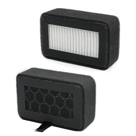 2 Pack HEPA 13 Activated Carbon Air Filter