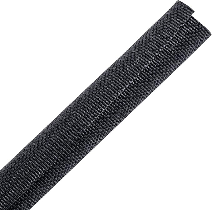 Automotive Wire Sheathing Split Wire Loom Braided Mesh Woven Cable Sleeve for Wires/Cable Cord Protector (1/2" - 65 Feet)