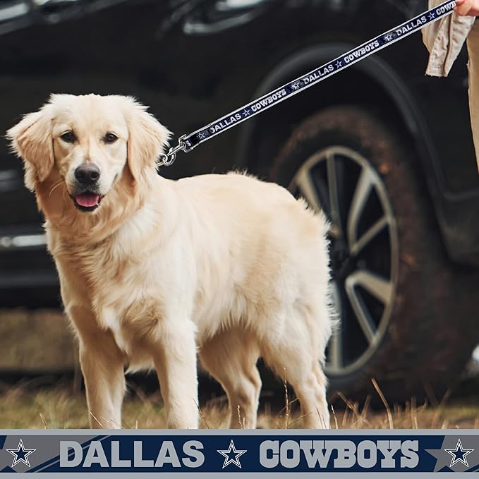 Dallas Cowboys NFL Dog & Cat Collar - Large, Shiny & Colorful, Licensed by The NFL