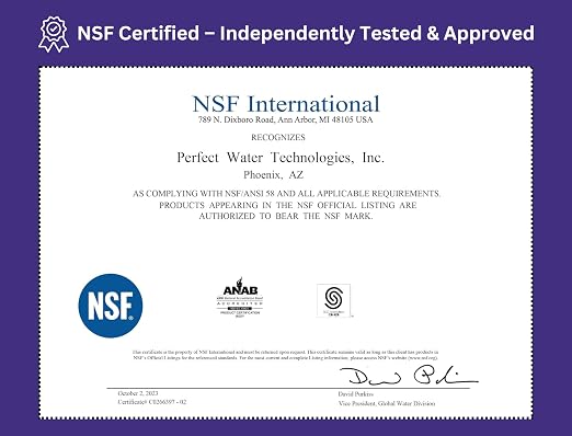 Home Master TMHP HydroPerfection Reverse Osmosis System, Patented 2-pass