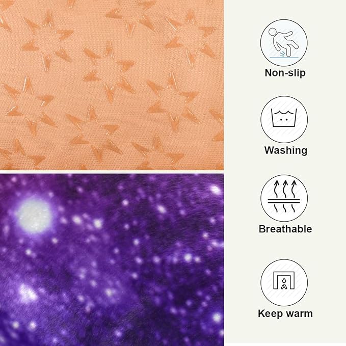 Star Sky Pet Bed Cute Dog Bed Mat Absorbing Non Slip Pad Pet Sleeping Mat for Small, Medium, and Large Dogs Puppy Cat 24 in x 18 in