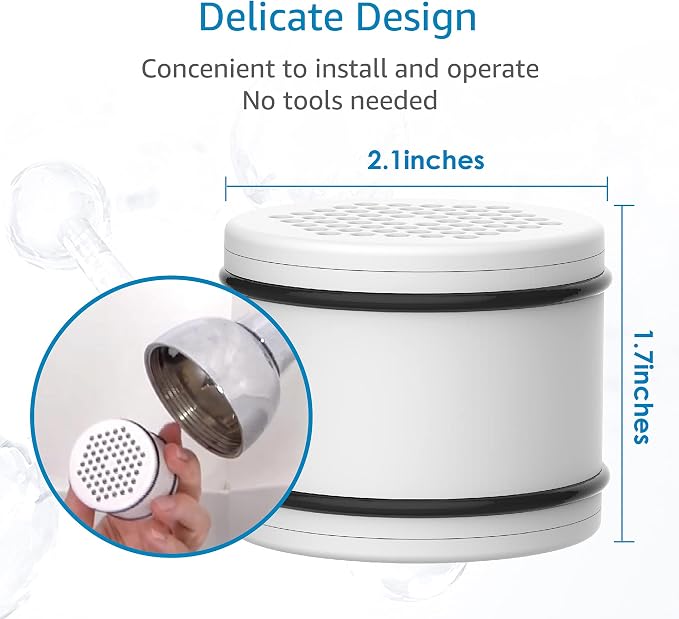 AQUA CREST WHR-140 Shower Filter Replacement Cartridge