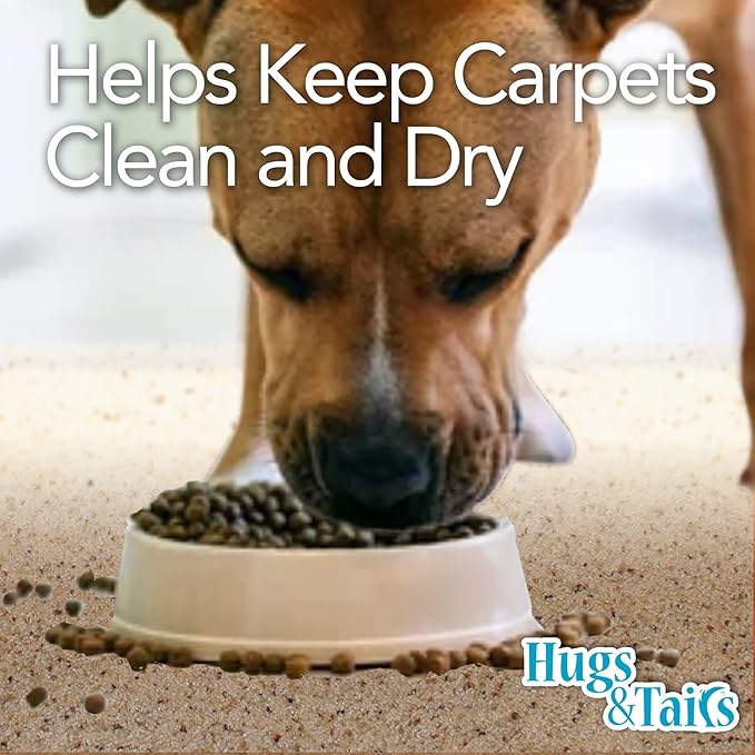 Under Pet Cage Mat for Bird Cages, Reptile Aquariums, Dog Kennels, Water-Resistant Pad for Hard Floors and Surfaces, 46 Inches x 96 Inches, Clear