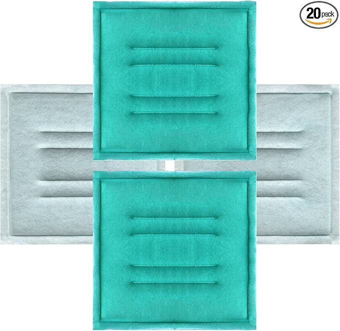 Paint Spray Booth Tacky Intake Filter Pad 20" x 20" in Spray Booth Filter