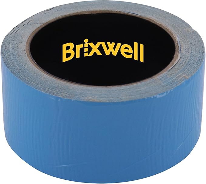 Brixwell 6 Rolls - Blue Double Coated Carpet Tape 2 Inch x 12 Yard Made in The USA