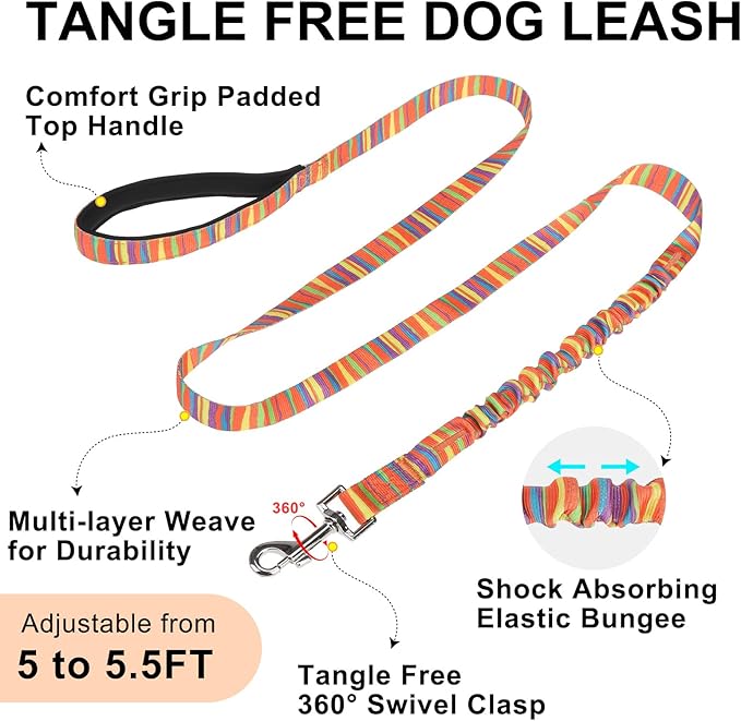BEAUTYZOO Dog Harness for Small Dogs,No Pull Dog Harness and Leash Set,Soft Escape Proof Puppy Vest Harness with Handle,Reflective Lightweight Step in Harness for Girl Boy Dogs,Orange_Print XS