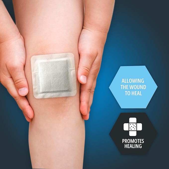 MED PRIDE Sterile Waterproof Silicone Foam Dressing
