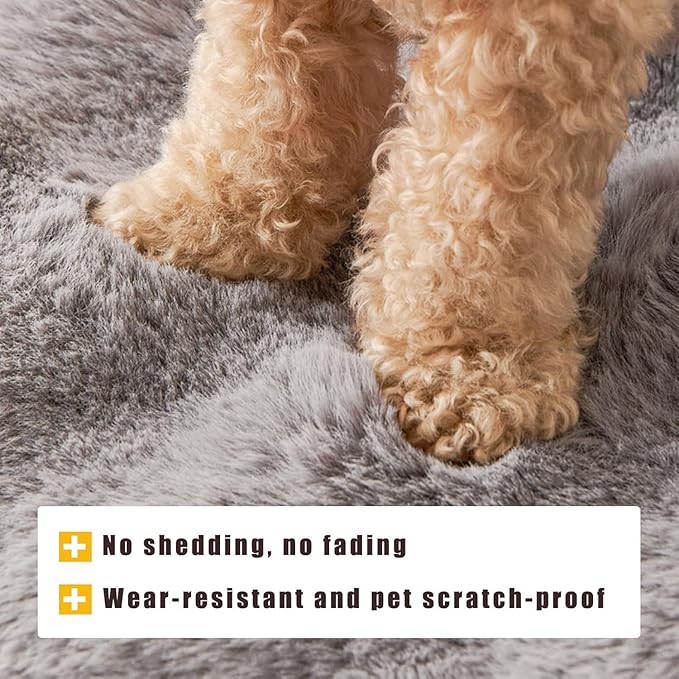 Cloud Pet Sofa Bed, Ultimate Comfort Warm Couch Cover with Fluffy Plush, Anti-Slip Machine Washable Pet Bed Easy to Maintain for Furniture Protector (Beige(29.5 * 29.5in))