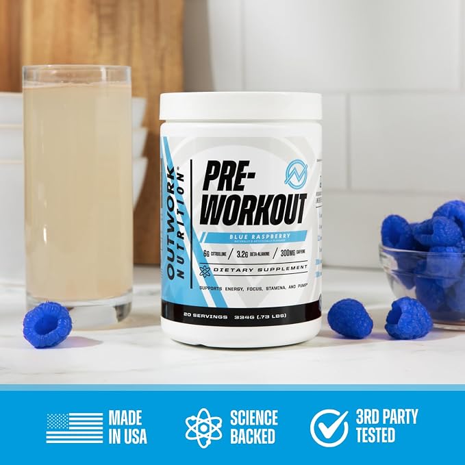 Outwork Nutrition Preworkout for Men & Women